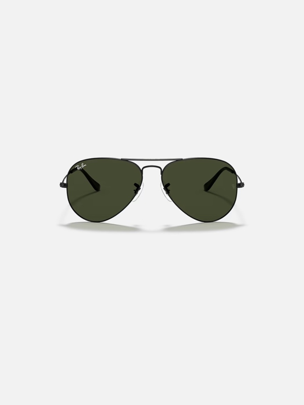 Ray-Ban Aviator Sunglasses - Black Frame with Dark Lenses - Unisex